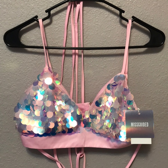 sequin rave top